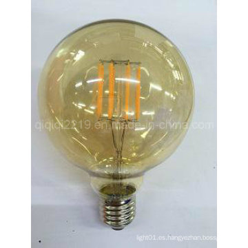 5.5W Gold Cover G125 E27 230V Dim LED lámpara con CE RoHS